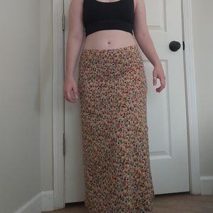 Christopher & Banks Floral Printed Skirt
